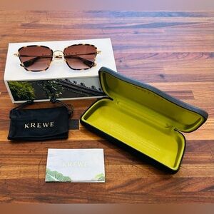 NWT - Krewe Bella Sunglasses in 18K + Venezia